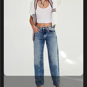 We The Free Light Blue Boyfriend Jeans